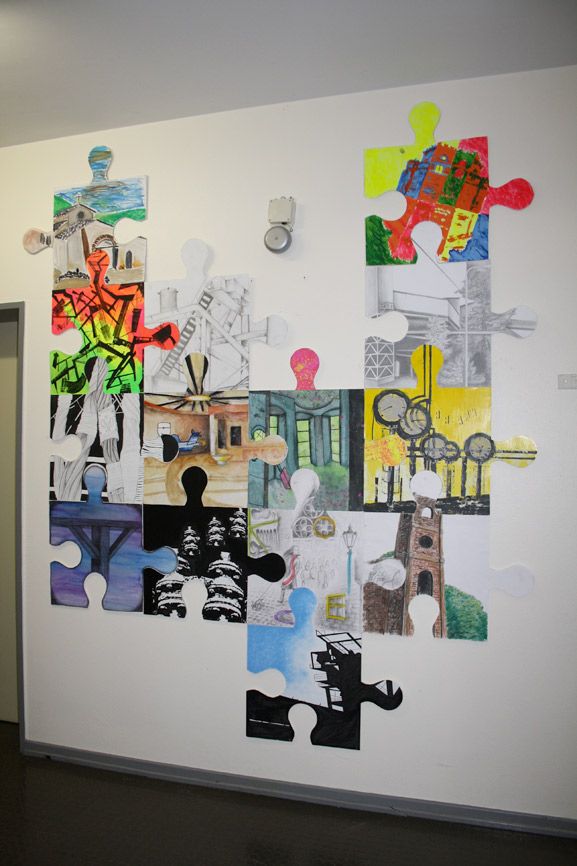 Arts visuels puzzle collectif