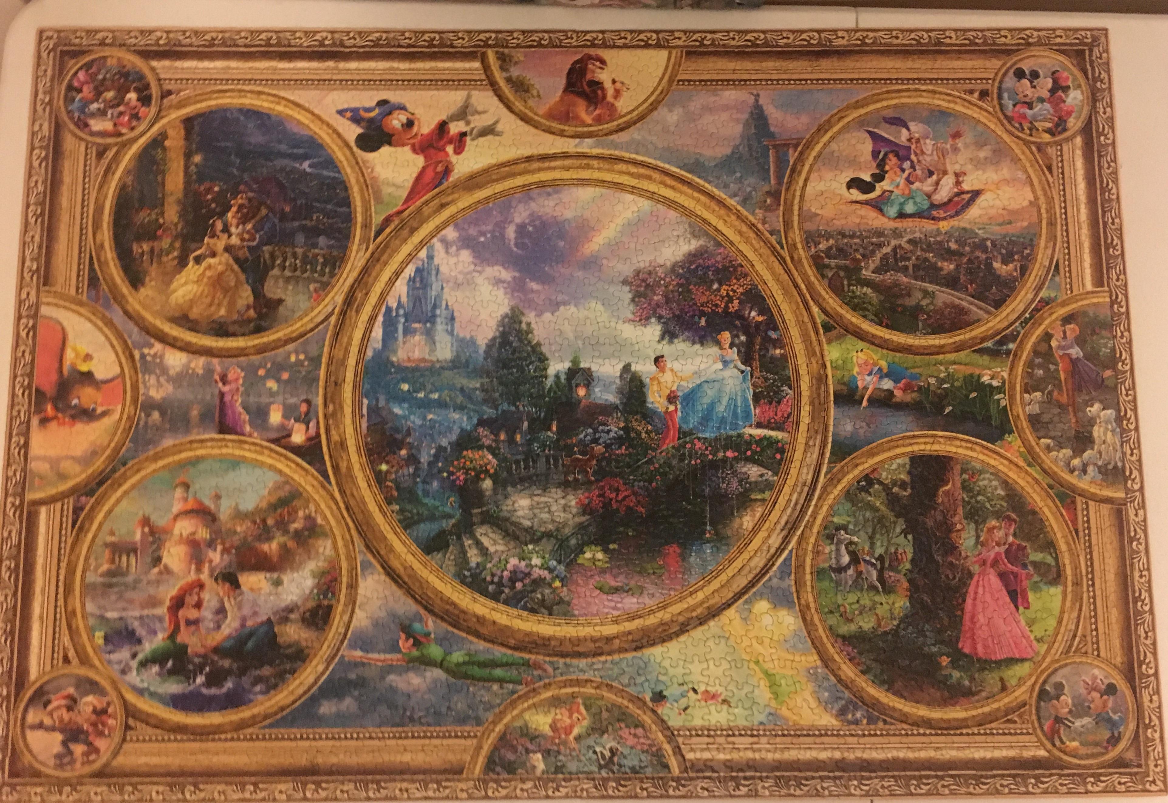 Thomas kinkade puzzle disney
