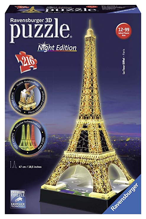 Tour eiffel en puzzle 3d