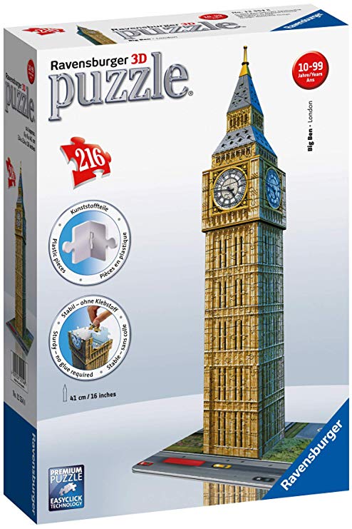 Puzzle 3d ravensburger big ben