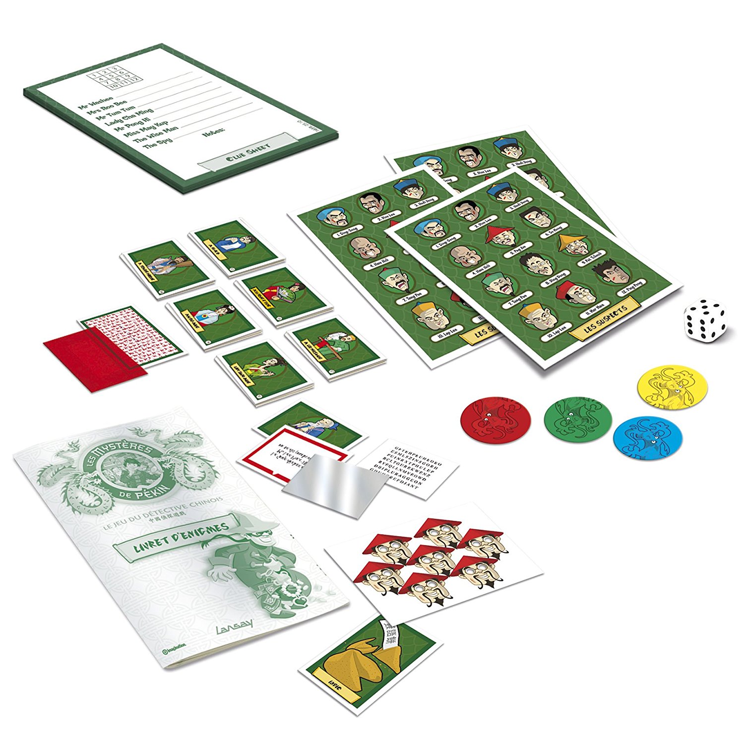 Jeux de société les mystères de pékin