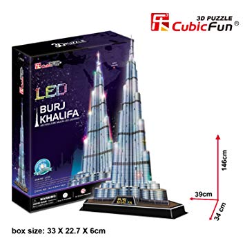 Puzzle 3d tour eiffel led