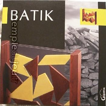 Jeux de societe batik