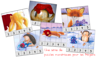 Puzzle numérique 1 à 10