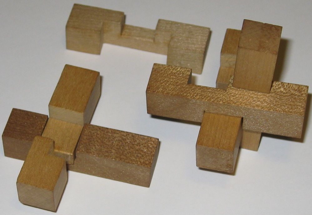 Wooden block puzzle