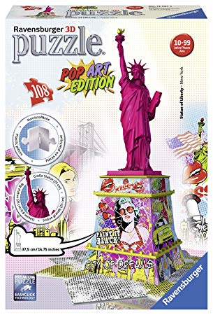Puzzle 3d statue de la liberté night edition