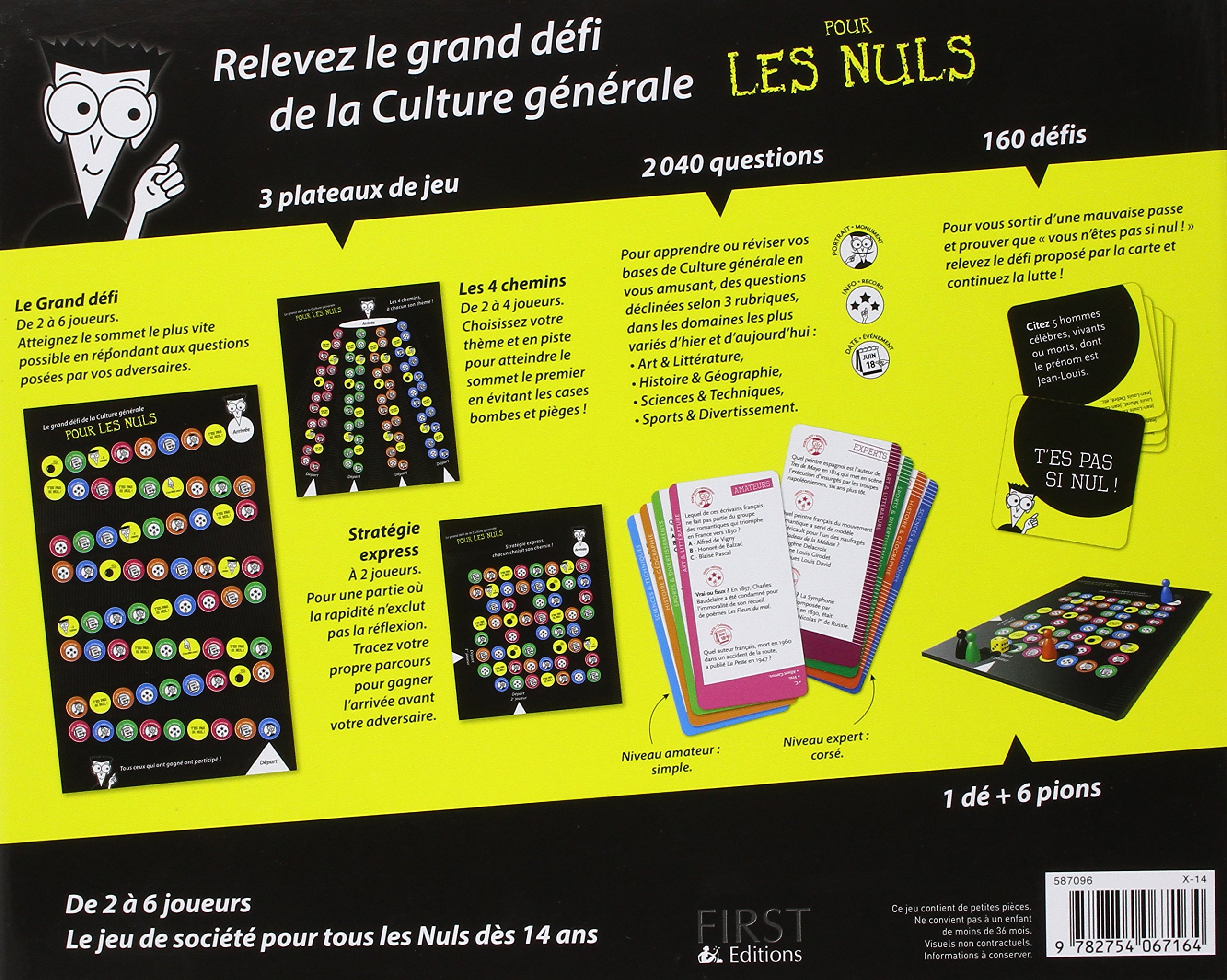 Jeux de societe culture generale pour les nuls