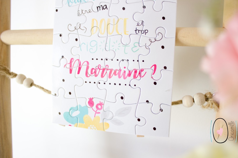 Demande marraine puzzle