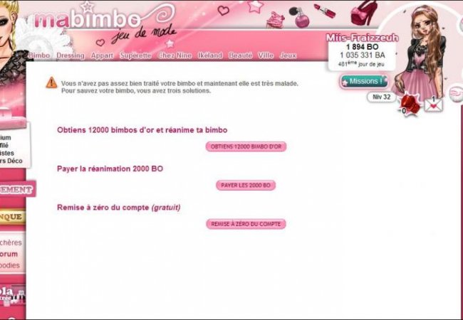 Code de triche ma bimbo puzzle