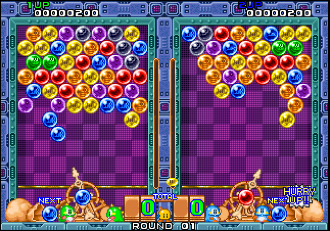 Jouer à puzzle bobble