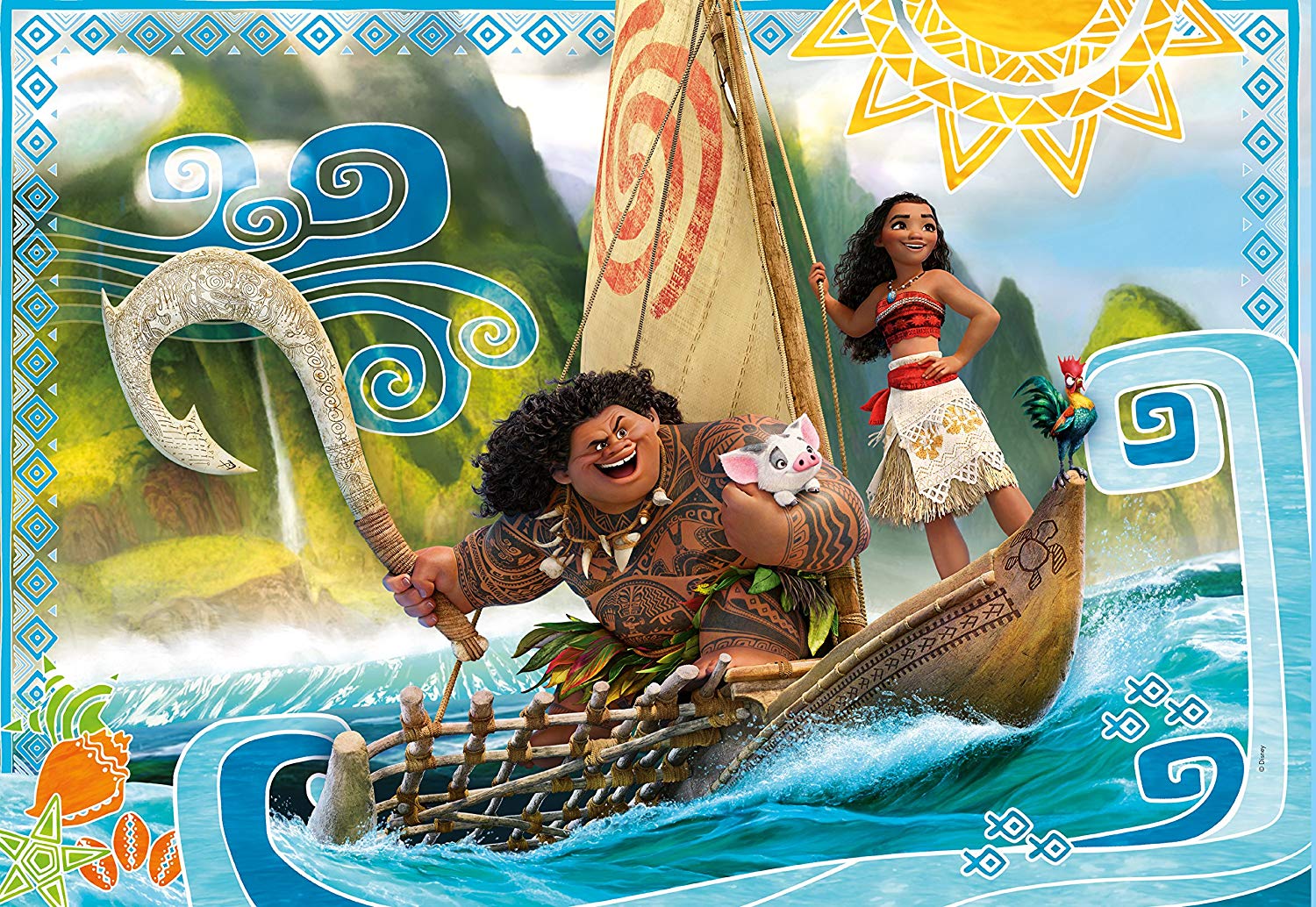 Puzzle vaiana 100 pieces