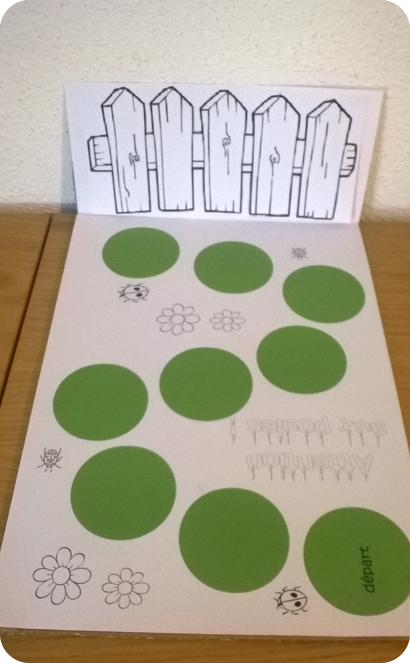 Fabrication jeux de société maternelle