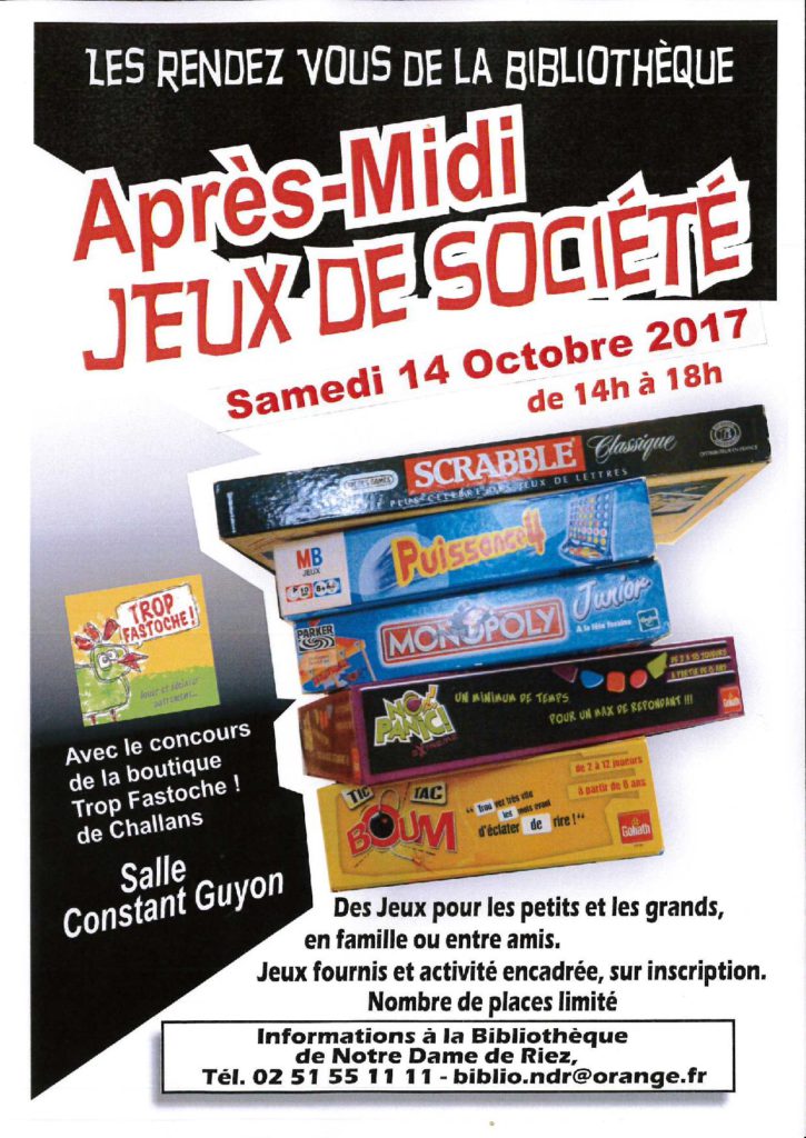 Bibliothèque jeux de société