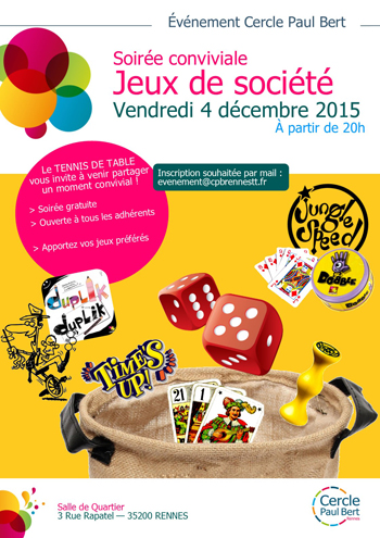 Jeux de société à rennes