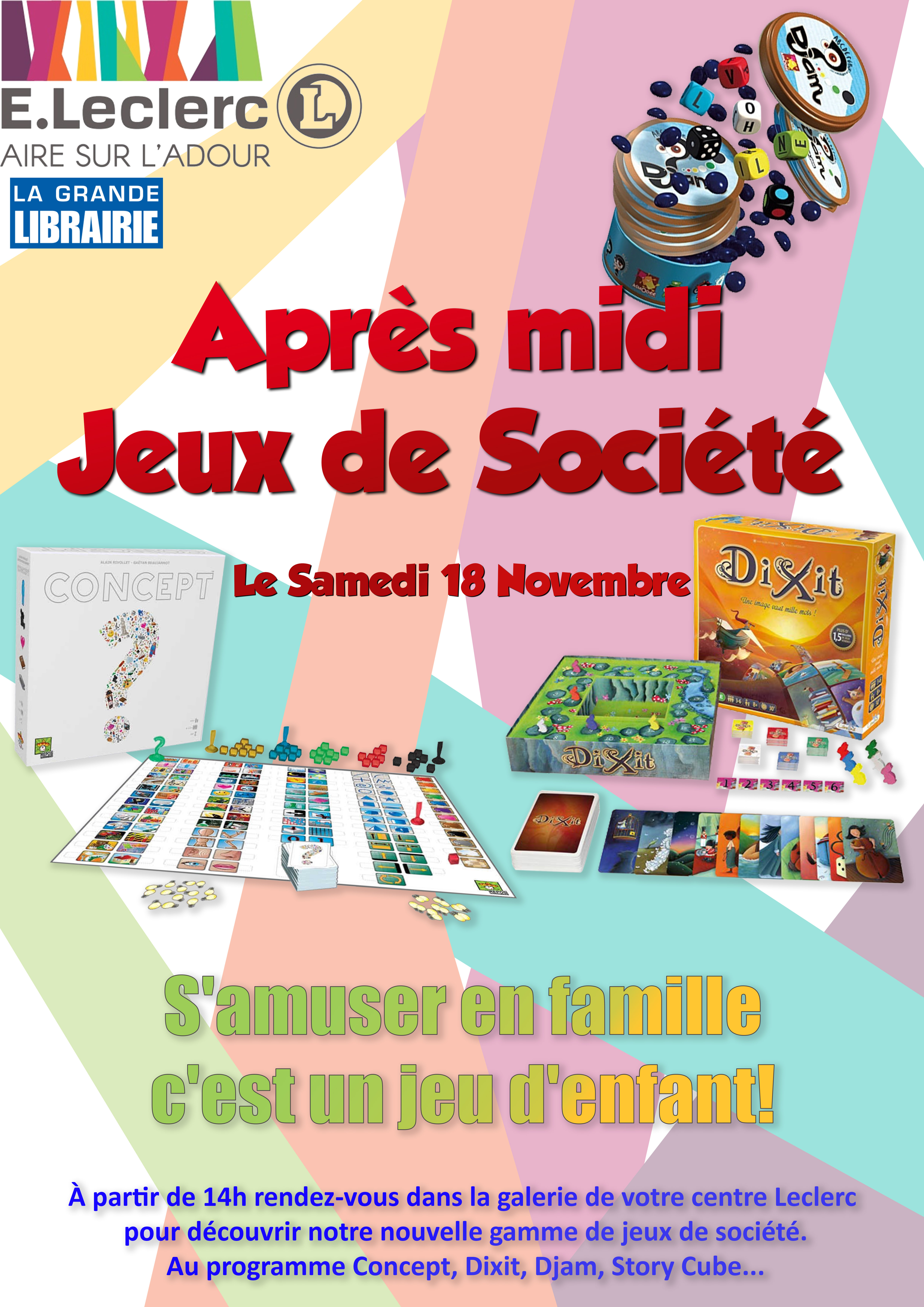 Logo jeux de société leclerc