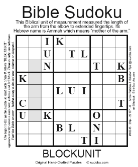 Puzzle bible