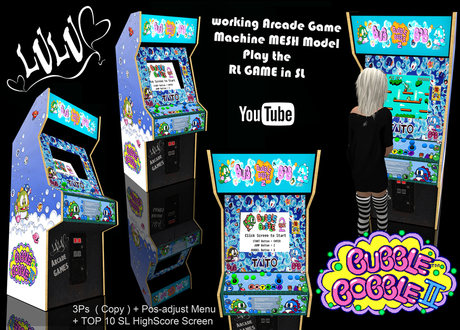 Puzzle bobble arcade machine
