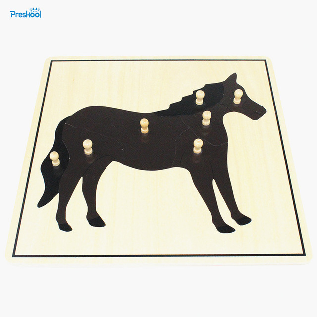 Puzzle animaux montessori