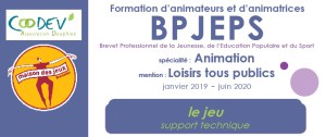 Bpjeps jeux de société