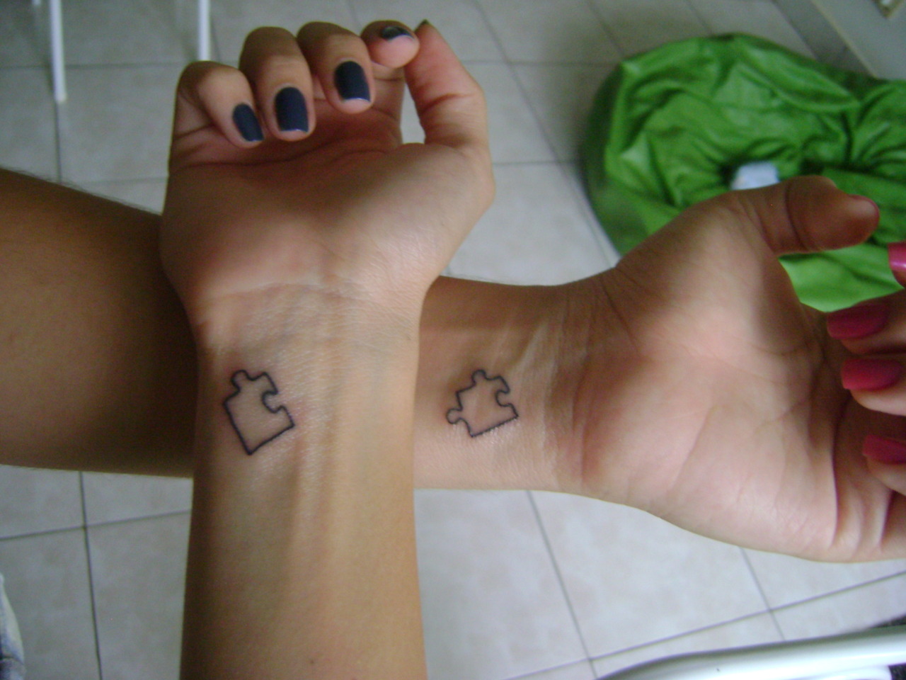 Piece de puzzle tatouage