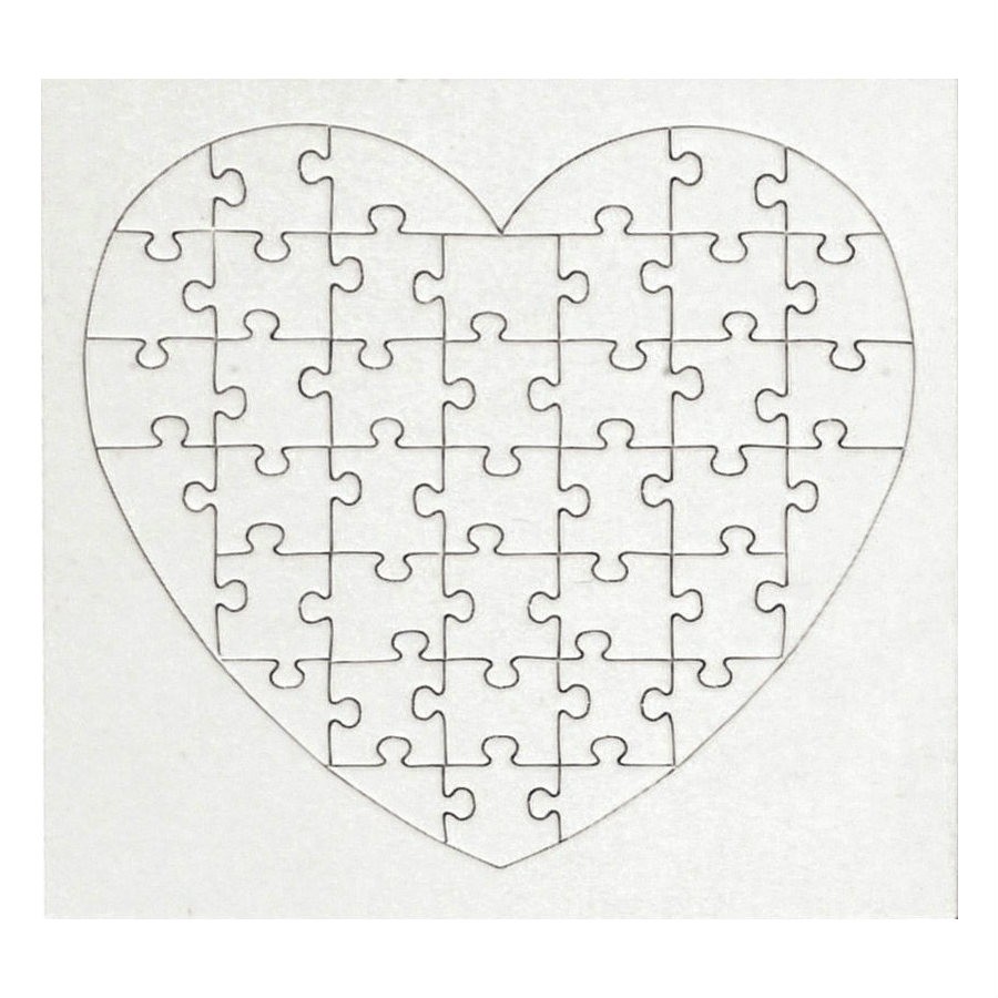 Pièces de puzzle vierge