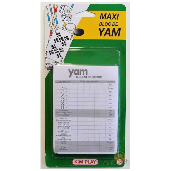 Jeux de société yam