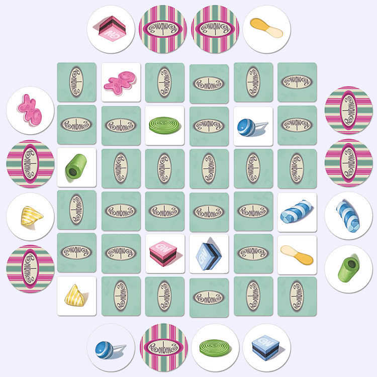 Jeux de société bonbon