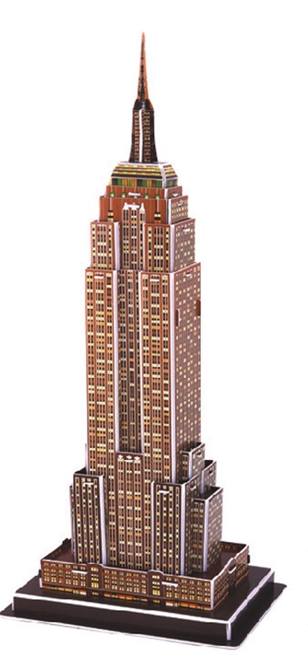 Empire state building puzzle 3d