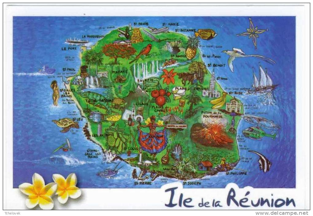 Puzzle ile de la reunion