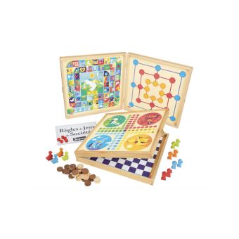 Malette jeux de société en bois
