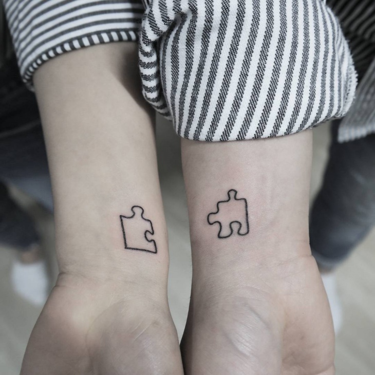 Puzzle tattoo