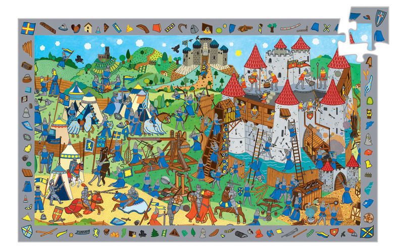 Puzzle observation djeco 54 pieces