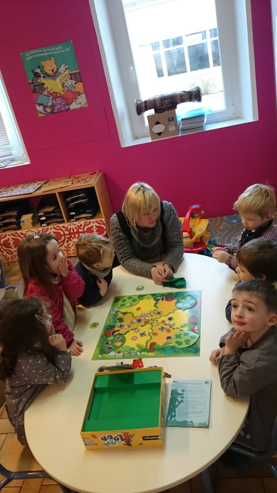Atelier jeux de société maternelle