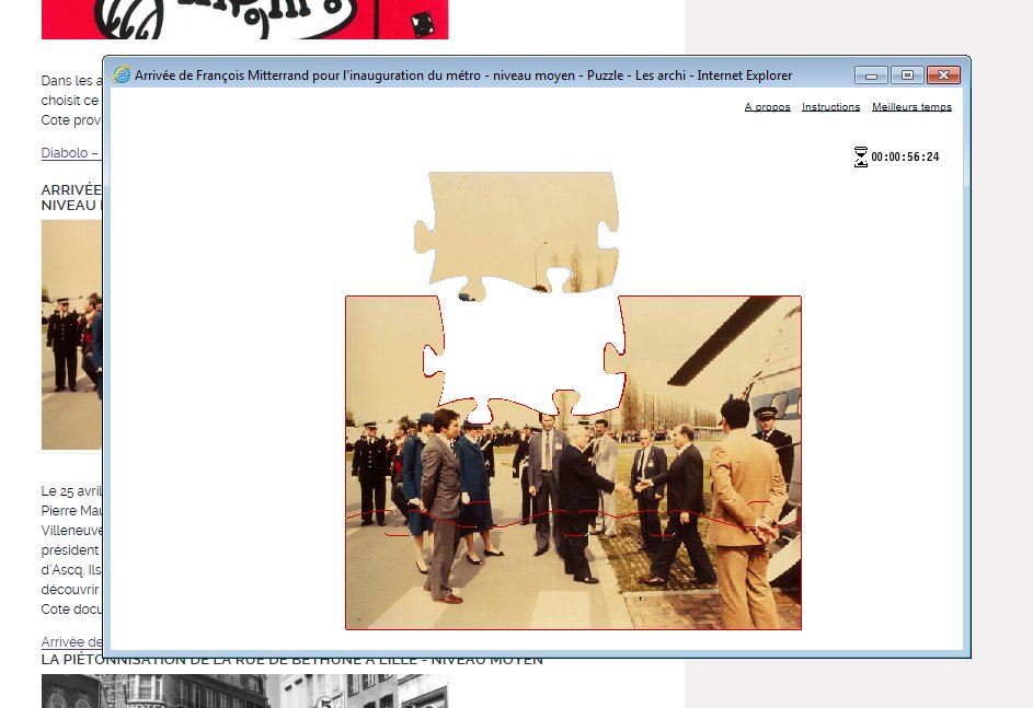 Metro jeux puzzle