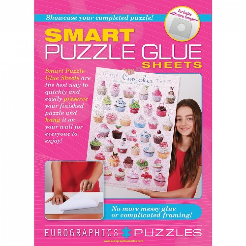 Feuille autocollante pour puzzle
