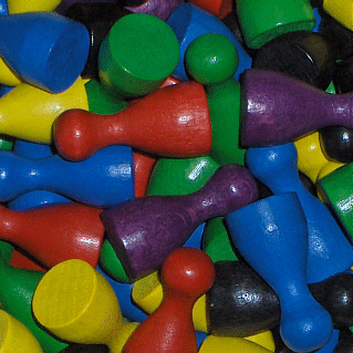 Pion pour jeux de societe