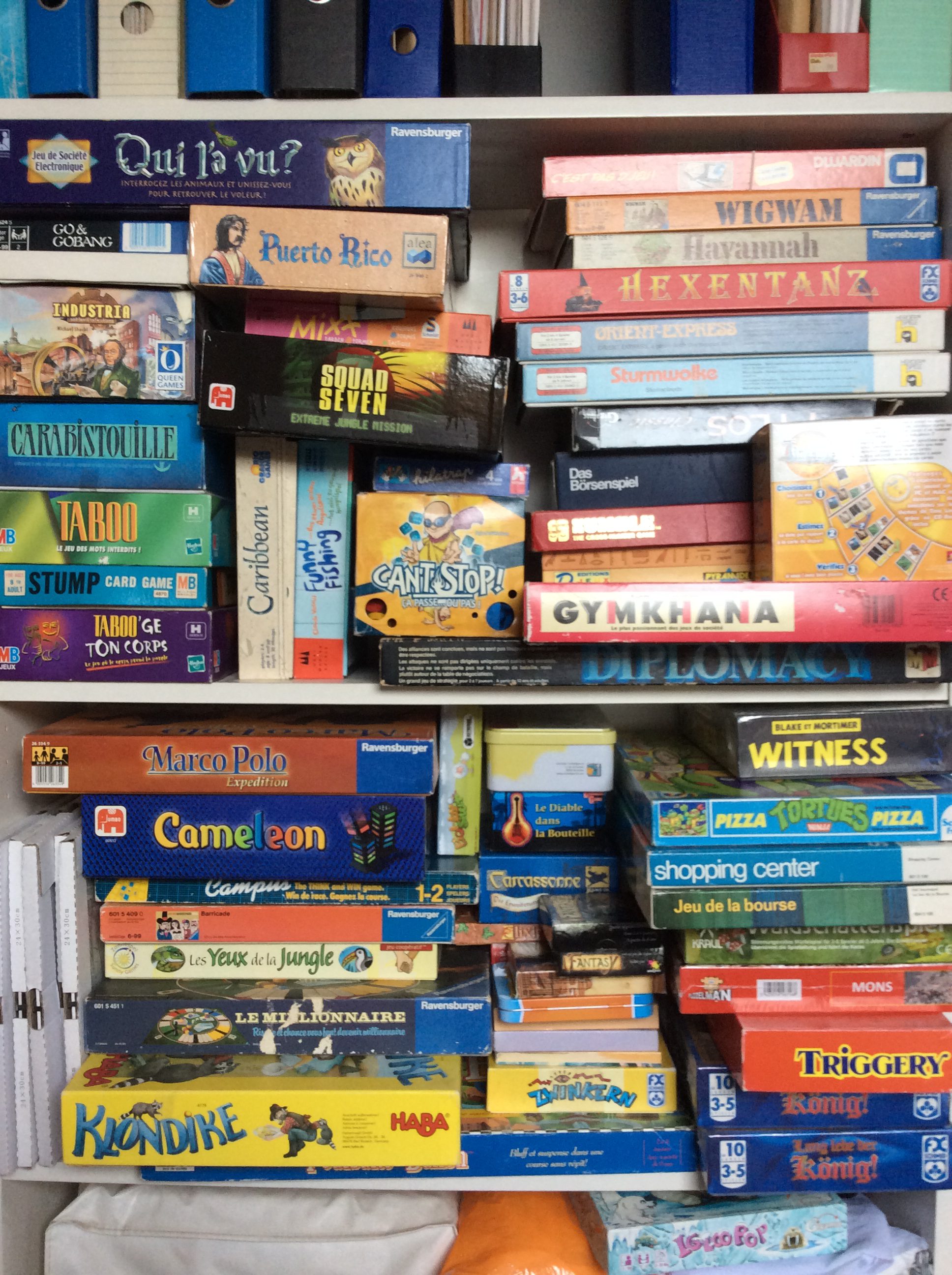 Revente jeux de société