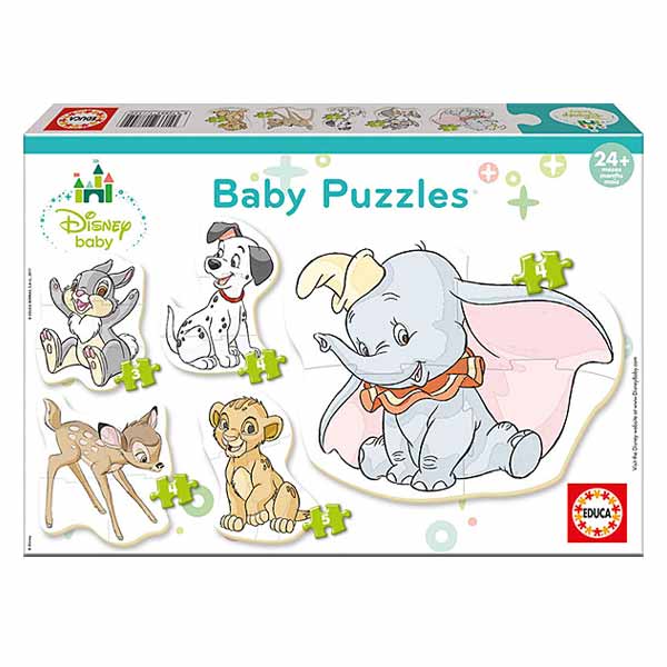 Puzzle bebe animaux