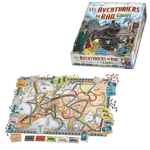 Jeux de société aventurier du rail