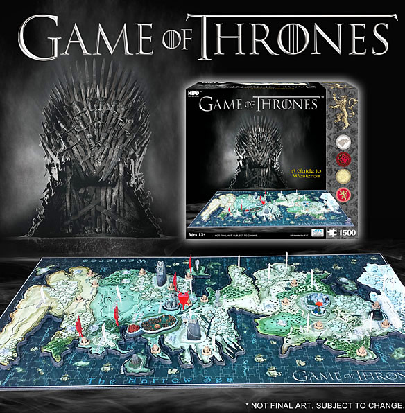 Puzzle game of thrones 3d