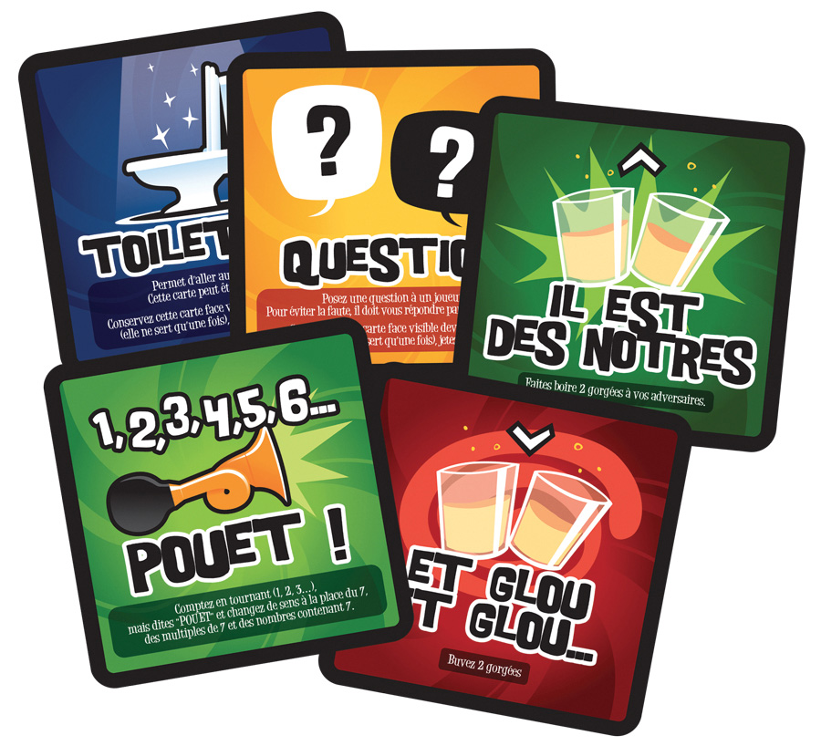 Jeux de société d'alcool