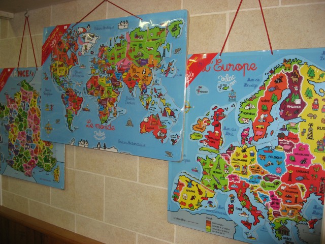 Puzzle europe magnetique