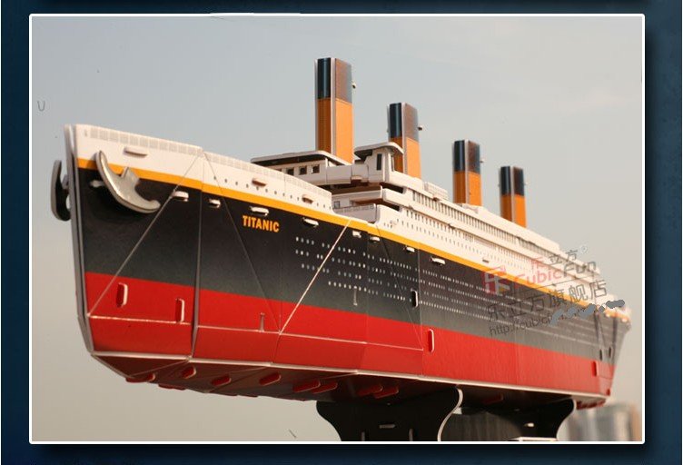 Titanic puzzle 3d