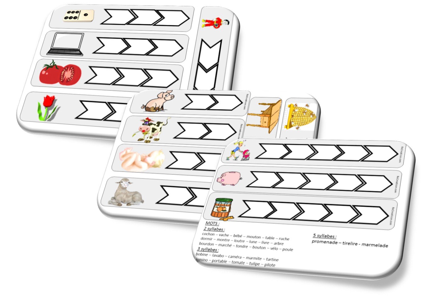 Puzzle syllabes cp