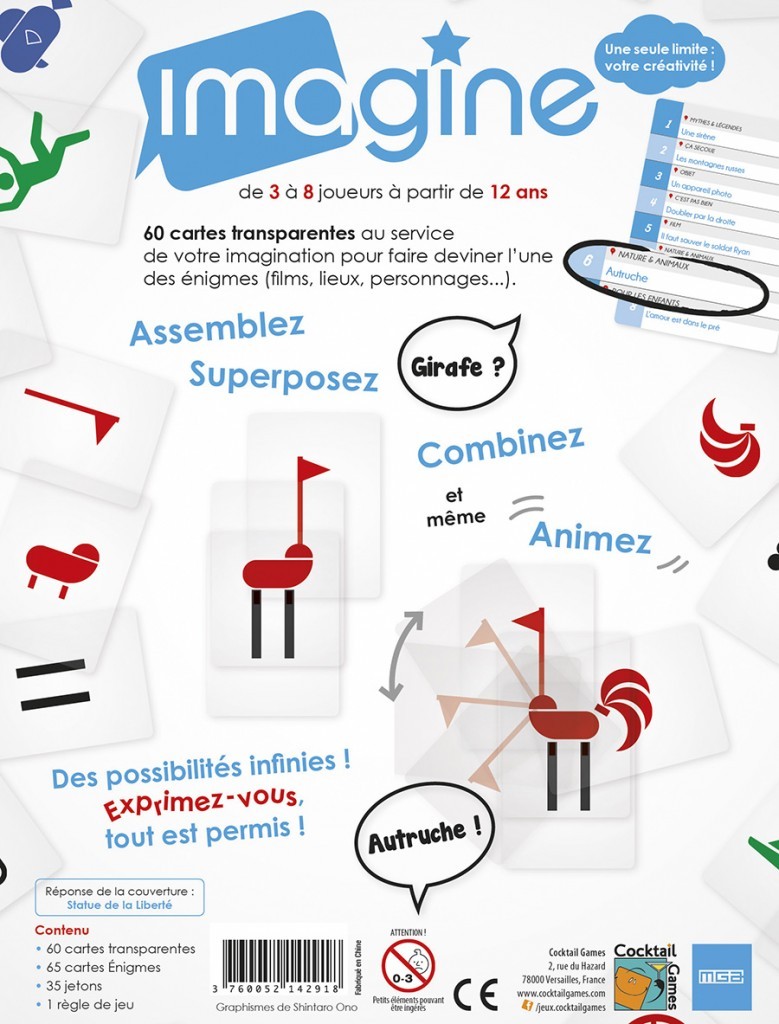Jeux de société imagin