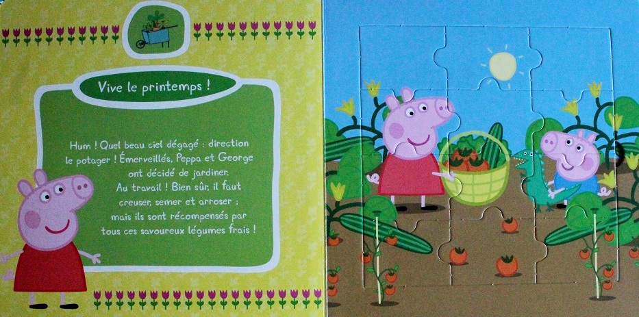 Livre puzzle peppa pig