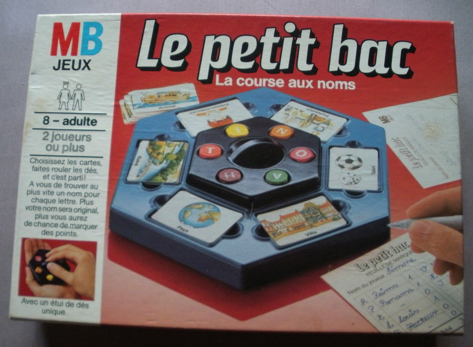 Jeux de société adulte lettre