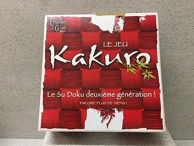 Jeux de societe kakuro
