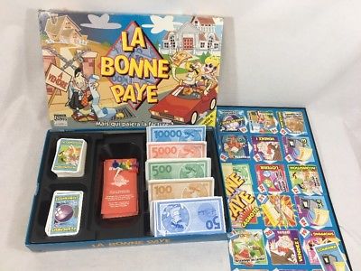 Jeux de société comme la bonne paye