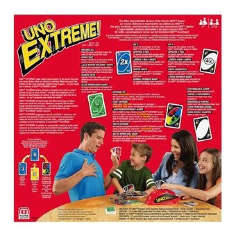 Jeux de société uno extreme